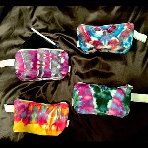 Tie dye concert purse clutch